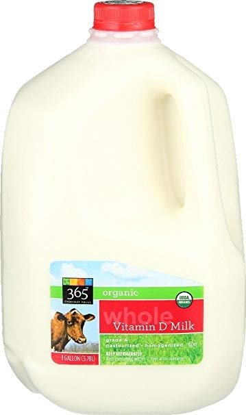 Organic Whole Milk, 128 oz