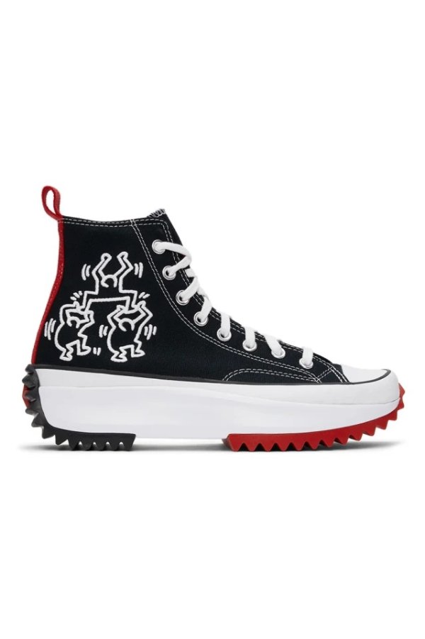 Black & Red Keith Haring 帆布鞋