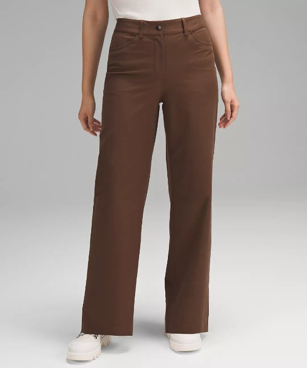 City Sleek 5 Pocket High-Rise Wide-Leg Pant Full Length *Light Utilitech | Women's Trousers | lululemon