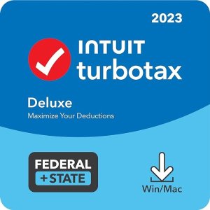 TurboTax豪华版+州+联邦 2023 Tax Software, Federal & State Tax Return [Amazon Exclusive] [PC/Mac Download]