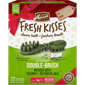 Merrick Fresh Kisses Holiday Coconut Dental Dog Treats
