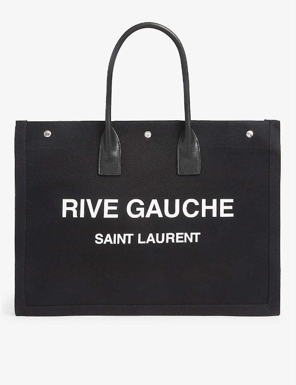 Noe Cabas Rive Gauche branded canvas tote bag