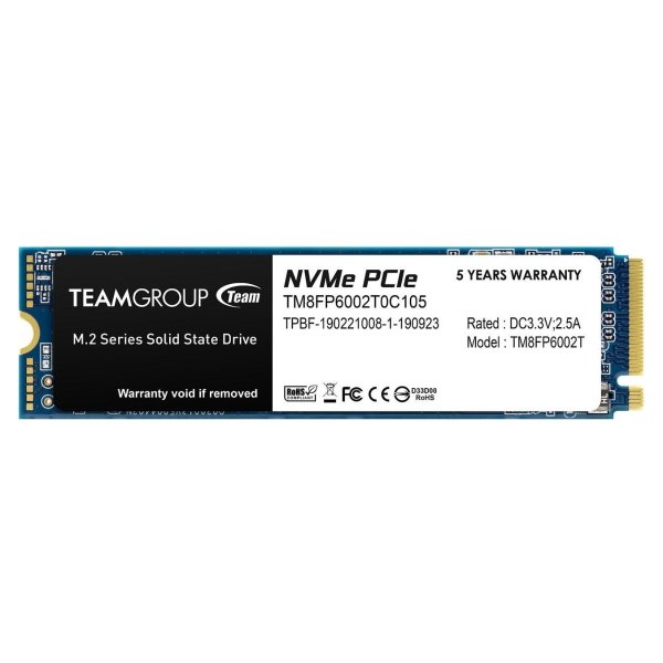 MP33 M.2 2280 2TB PCIe 3.0 x4 with NVMe 1.3 3D NAND Internal Solid State Drive (SSD) TM8FP6002T0C101