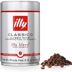 Illy Classico Roast Coffee Beans, 8.8 Ounce