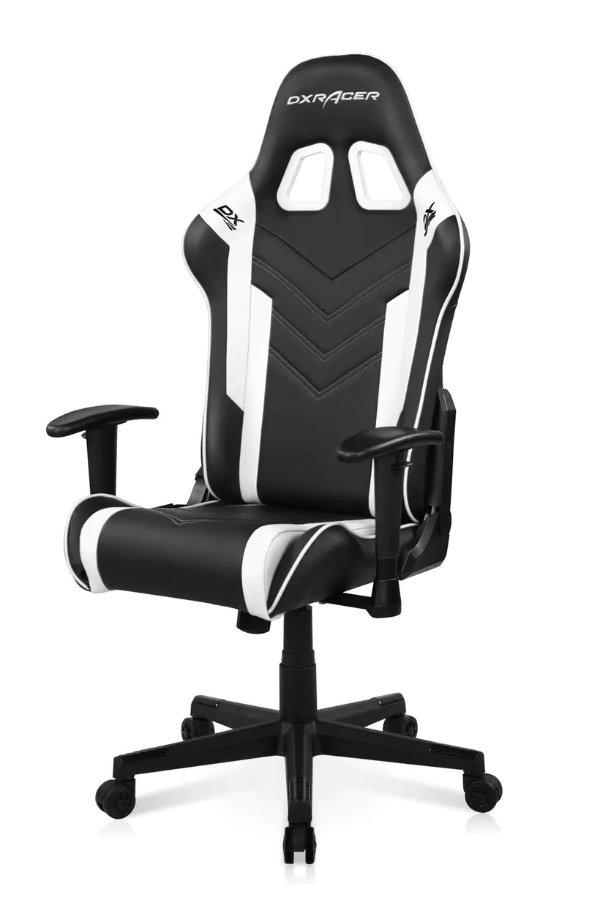 2022 Prince series Racing Style Ergonomic Gaming Chair D6000 Black & White