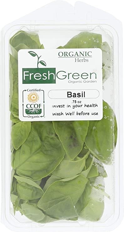 Fresh Green Organics, Herb Basil Organic, 0.75 Ounce