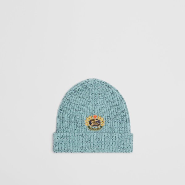 Embroidered Archive Logo Wool Blend Beanie