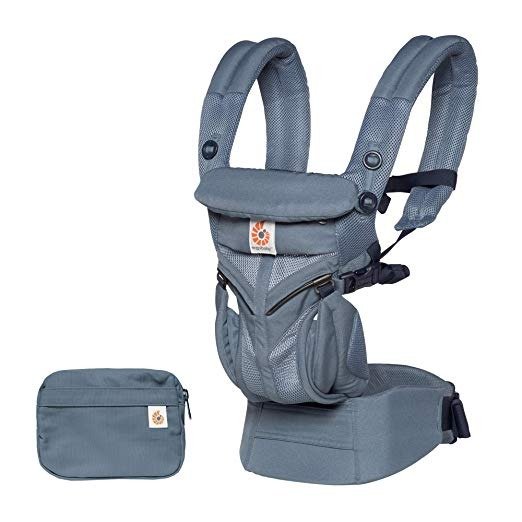 Carrier, Omni 360 All Carry Positions Baby Carrier with Cool Air Mesh, Oxford Blue