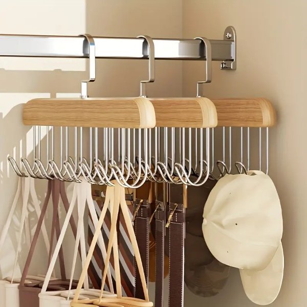 Metal Unfinished Sling Special Hanger Hook, Underwear Storage Multifunctional Vest Rack for Home Dormitory Wardrobe
