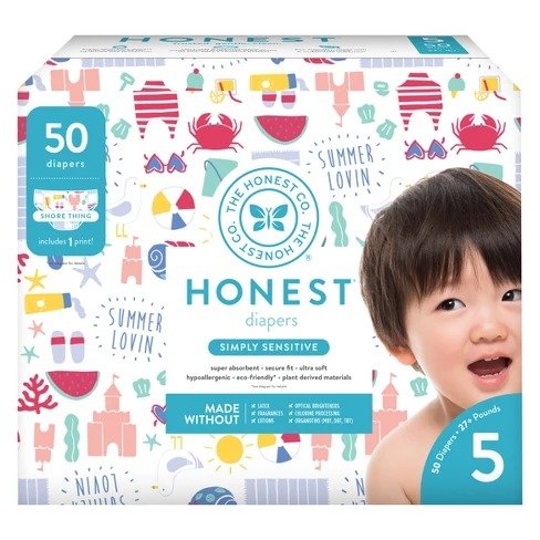 Honest Company Disposable Diapers Shore Thing (Select Size)