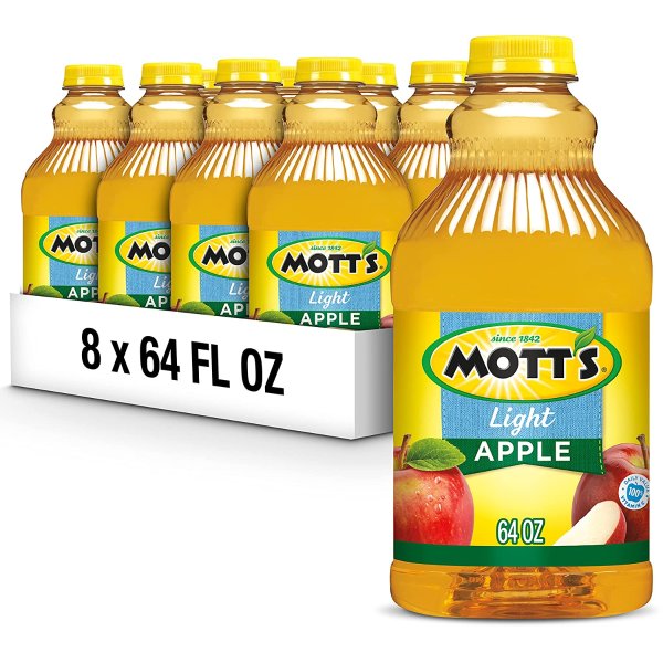 Apple Light, 64 fl oz bottles (Pack of 8)