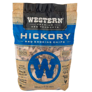 Western Premium BBQ Products Hickory Smoking Chips, 180 cu inch