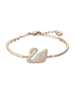 Swan Crystal Bangle Bracelet