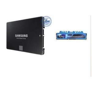 三星Samsung 850 EVO 2.5寸500GB固态硬盘(MZ-75E500B/AM) + 8GB G.SKILL Ripjaws X Series 内存