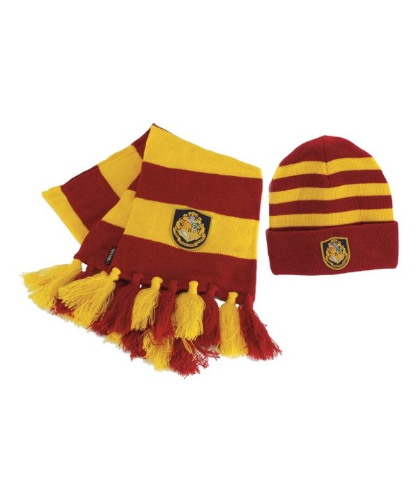 Harry Potter Hogwarts 围脖+编织帽