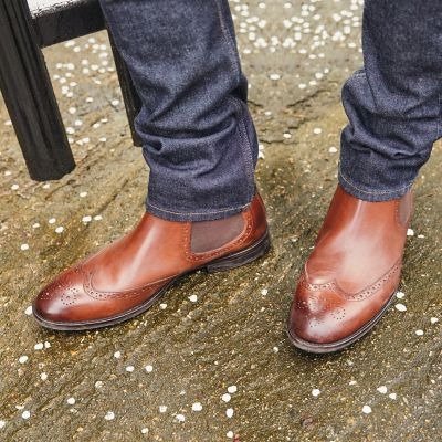 Ronnie Top British Tan Leather