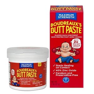 Boudreaux's Butt Paste Diaper Rash Ointment | Maximum Strength | 14 Oz and 2 Oz