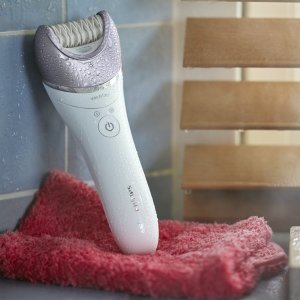 Philips Satinelle Advanced BRE630, Wet & Dry Hair Removal Epilator, Rechargeable, 6 accessories