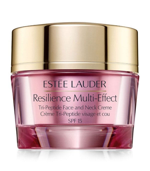 Estee Lauder Resilience Multi-Effect Tri-Peptide Face and Neck Creme SPF 15 Normal/Combination Skin (50ml) | Harrods US