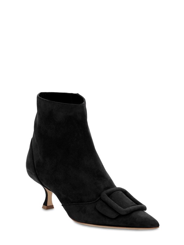 50MM BAYLOW SUEDE ANKLE BOOTS