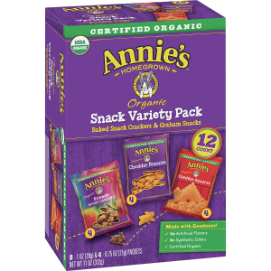 Annie's 三口味缤纷零食小饼干 12袋