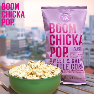 Angie's BOOMCHICKAPOP popcorn, 0.6 Ounce Bag (Pack of 24)