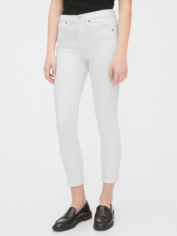 High Rise True Skinny Ankle Jeans