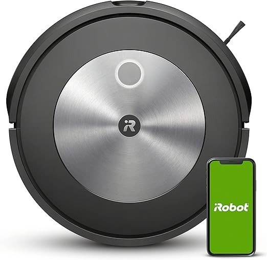Roomba j7 (7150) Wi-Fi Connected Robot Vacuum - Identifies and avoids obstacles like pet waste & cords, Smart Mapping, Works with Alexa, Ideal for Pet Hair, Carpets, Hard Floors