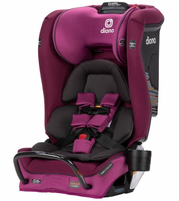 Radian 3 RXT Safe+ Narrow All-in-One Convertible Car Seat - Purple Plum