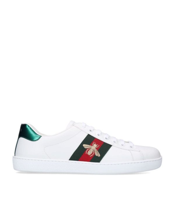 Leather Ace Bee Sneakers | Harrods US