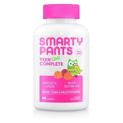 SmartyPants Teen Girl Complete Multivitamin Gummies - Lemon, Berry, & Apple - 90ct