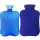 Classic Rubber Transparent Hot Water Bottle 2 Liter with Knit Cover - Blue