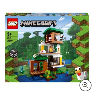 史低价：LEGO Minecraft 系列 摩登树屋 (21174) 免邮