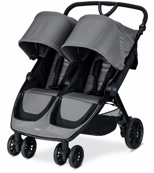 B-Lively Double Stroller - Dove