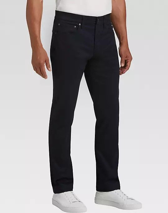 Navy Slim Fit Pants - Men's Pants | Men's Wearhouse