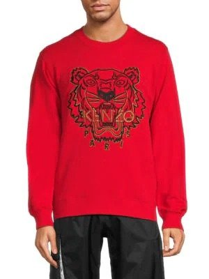 Tiger Graphic Crewneck Sweatshirt