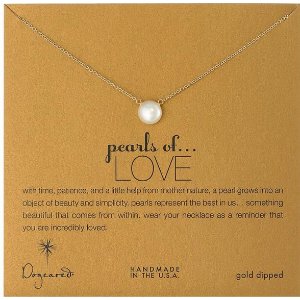 Dogeared "Pearls of . . . Love" 8mm Freshwater Pearl Necklace, 18"