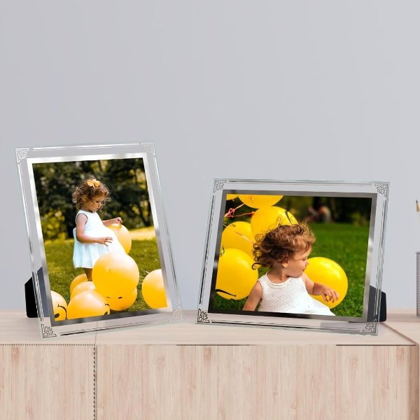 Calenzana 8x10 Glass Picture Frames 6 Pack