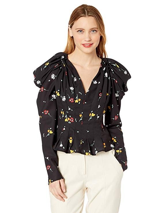 Women's Vices Long Puff Sleeve Blouse Top