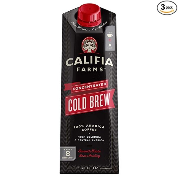 Califia Farms 冷萃咖啡 32oz 3瓶
