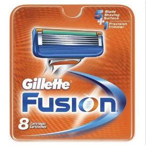 Gillette Fusion® 手动剃须刀片 - 8片装