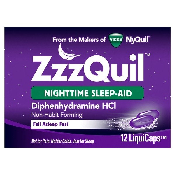 Nighttime Sleep Aid LiquiCaps, 12 CT