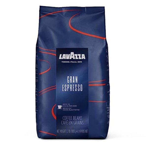 Gran Espresso Whole Bean Coffee Blend, Espresso Roast, 2.2-Pound Bag