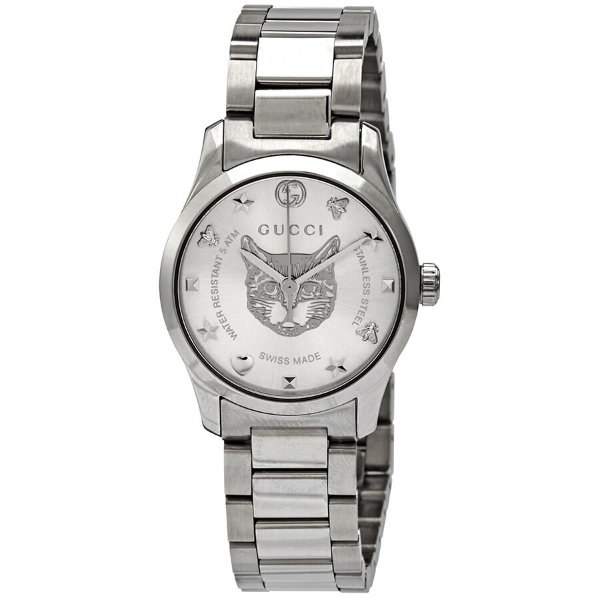 G-Timeless Silver Dial Ladies Watch YA126595