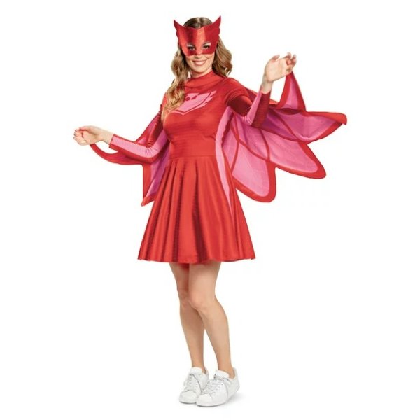 PJ Masks Owlette Women's Halloween Fancy-Dress Costume for Adult