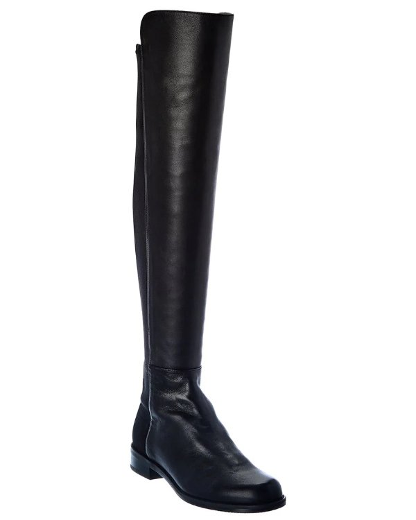 Leather Over-The-Knee Boot