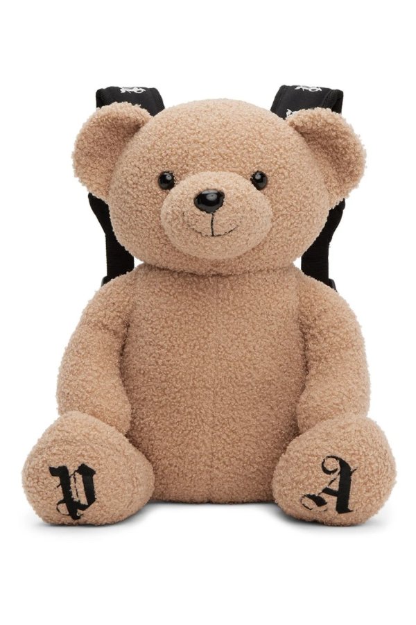 黄褐色 Teddy Bear 儿童双肩包