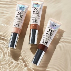 Free Mini Confidence in CreamIT cosmetics CC+ Nude Glow Lightweight Foundation Sale