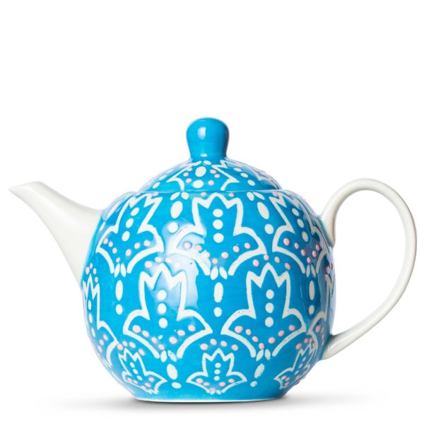 水蓝色茶壶