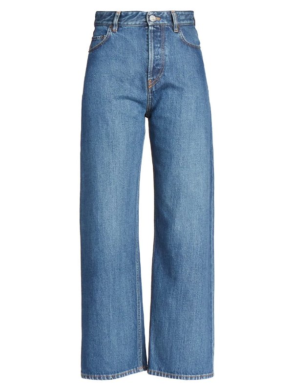 High-Rise Ankle-Cut Jeans
